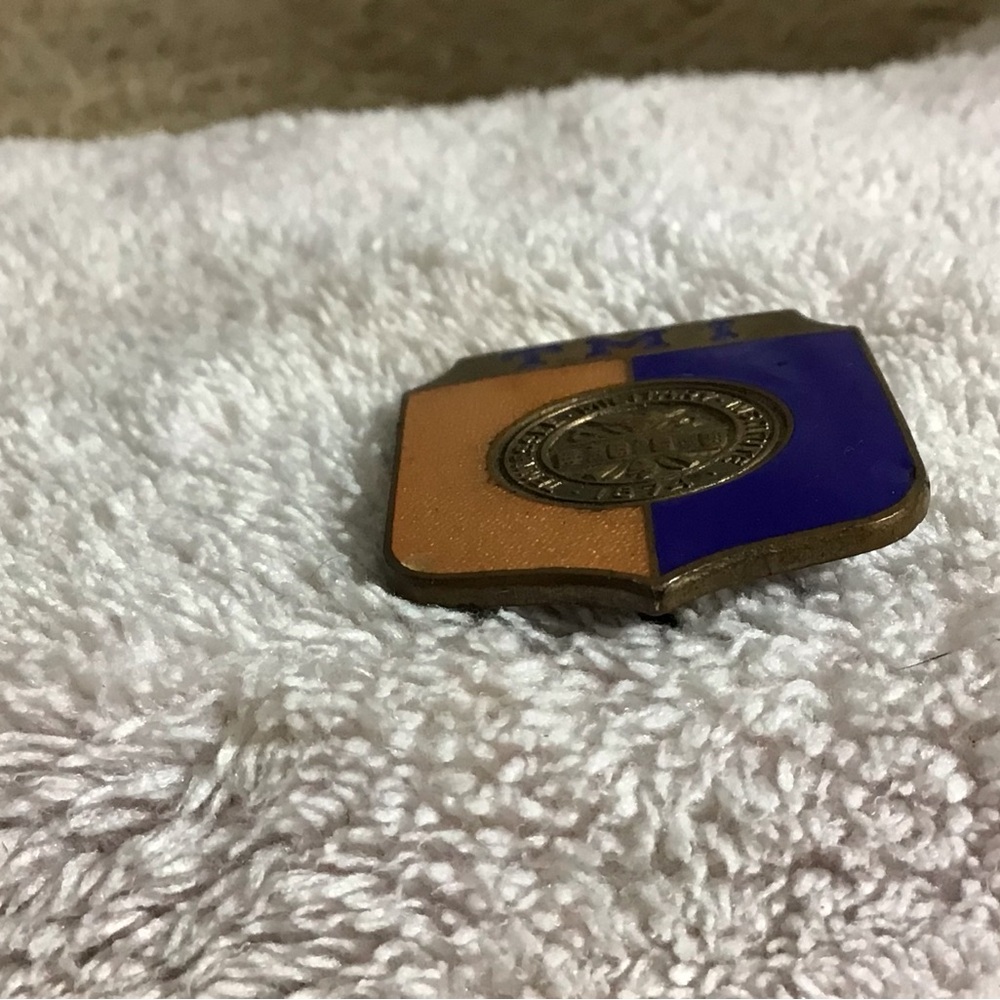 TMI Gold and Purple Shield Pin - Picture 11 of 12